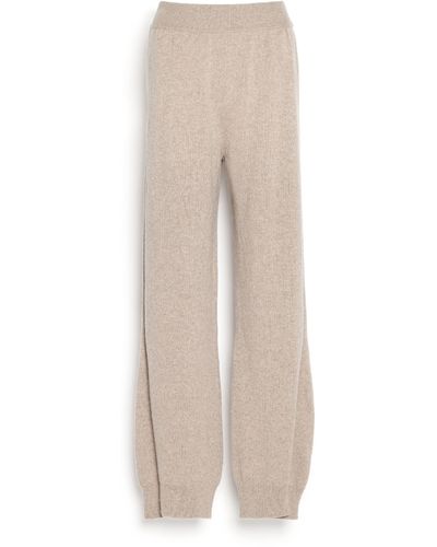 Barrie Iconic Cashmere Pants - Natural