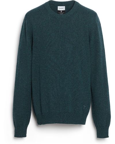 Barrie B Label Round-neck Cashmere Sweater - Green