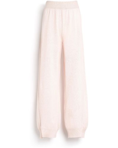 Barrie Iconic Cashmere Trousers - Pink