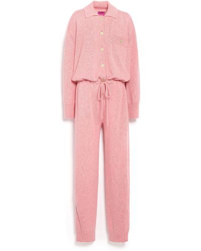 Barrie Cashmere Jumpsuit - Pink