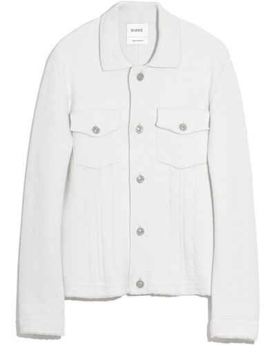 Barrie Denim Cashmere And Cotton Jacket - White