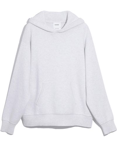 Barrie Sportswear Cashmere And Cotton Hoodie - White