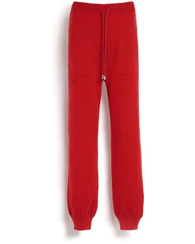 Barrie Cashmere joggers - Red