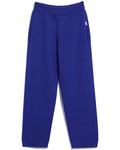 Barrie Sportswear Cashmere And Cotton sweatpants - Blue