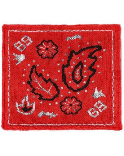 Barrie Bandana Patches - Red