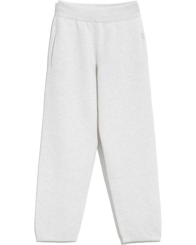 Barrie Sportswear Cashmere And Cotton sweatpants - White