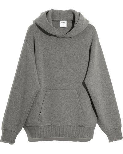 Barrie Sportswear Cashmere And Cotton Hoodie - Gray