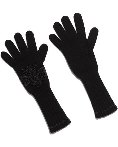 Barrie Cashmere Gloves - Black