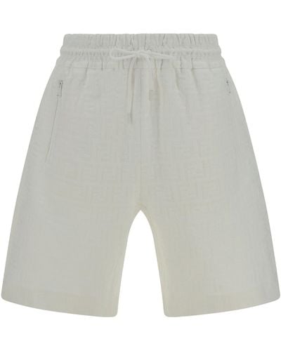 Fendi Bermuda Shorts - White