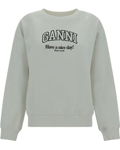 Ganni Isoli Sweatshirt - Gray