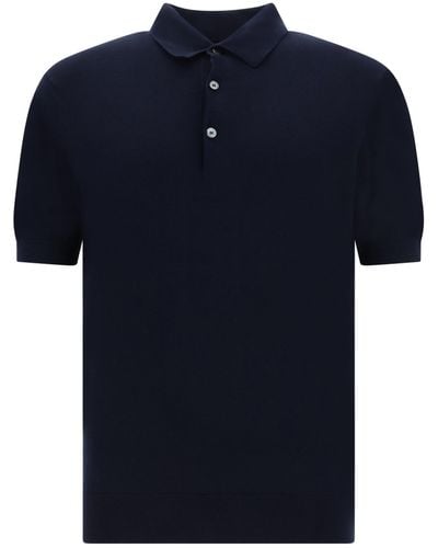 Zegna Polo Shirts - Blue