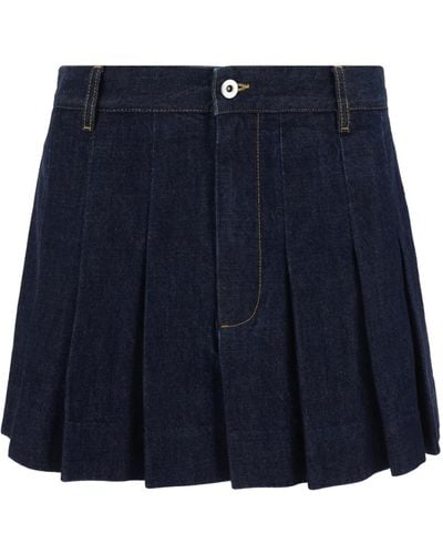 Bottega Veneta Mini Skirt - Blue