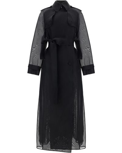 Gabriela Hearst Trench Coats - Black