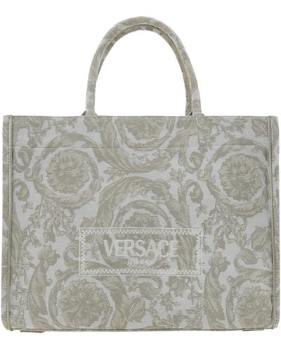 Versace Athena Handbag - Gray