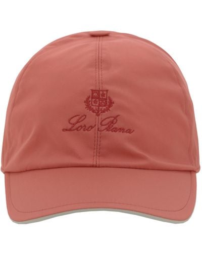 Loro Piana Baseball Hat - Red