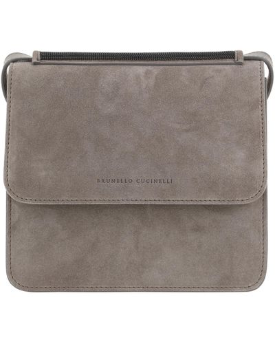 Brunello Cucinelli Shoulder Bag - Grey