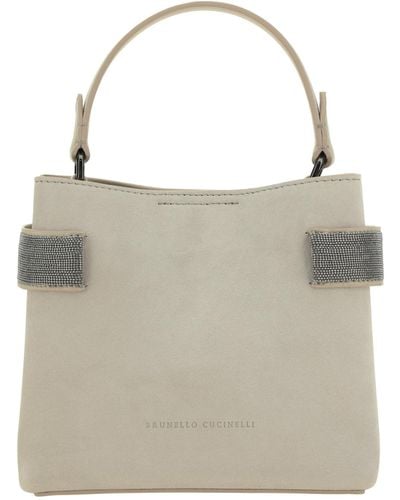 Brunello Cucinelli Shoulder Bags - White