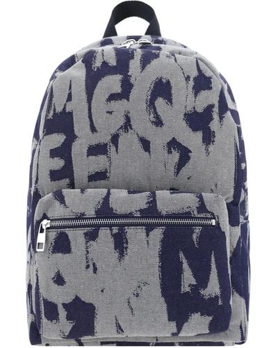 Alexander McQueen Backpacks - Blue
