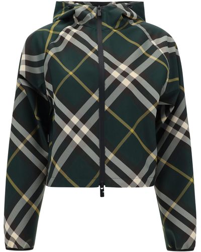Burberry Hooded Jacket - Green
