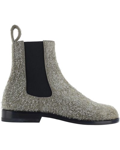 Loewe Chelsea Ankle Boots - White