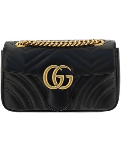 Gucci Gg Marmont 2.0 Shoulder Bag - Black