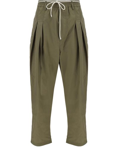 Mordecai Drawstring Trousers - Green