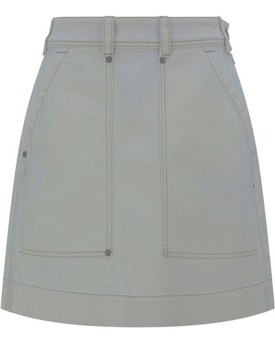 Brunello Cucinelli Dyed Skirt - Grey