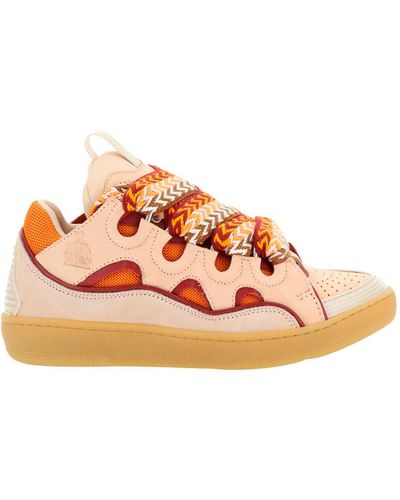 Lanvin Curb Sneakers - Orange