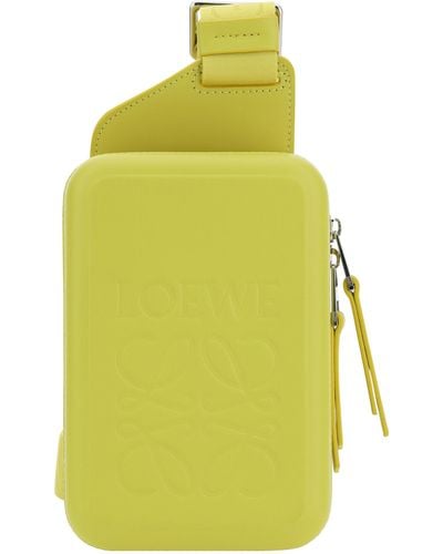Loewe Slingbag Molded Shoulder Pouch - Yellow