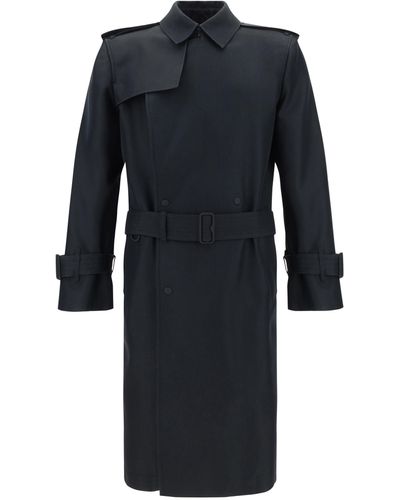 Burberry Trench Coat - Blue