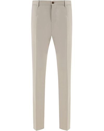 Dolce & Gabbana Gray Wool Formal Dress Men Trousers Pants