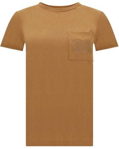 Max Mara Papaia T-shirt - Brown