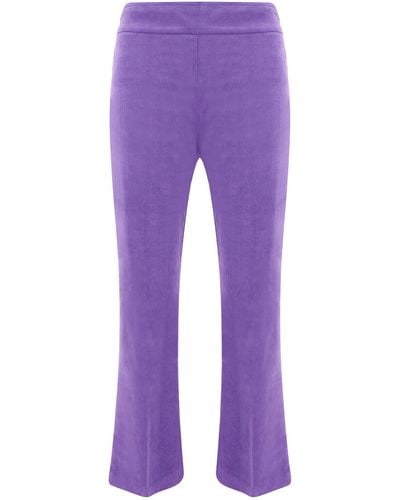 Avenue Montaigne Trousers - Purple