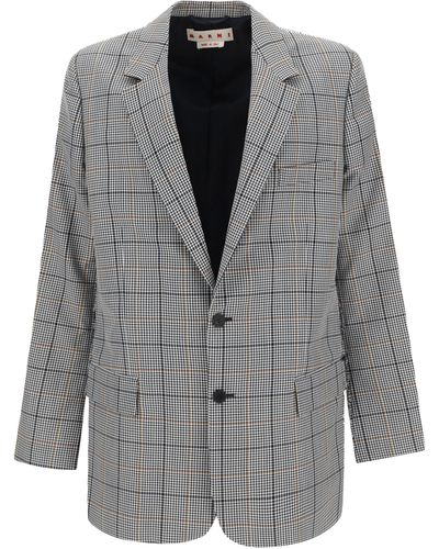 Marni Blazer Jacket - Grey