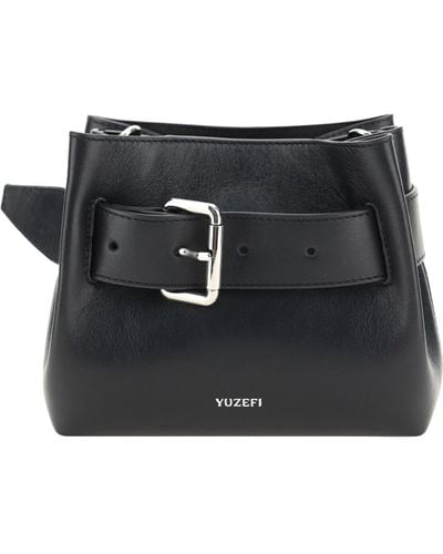 Yuzefi Shroom Clutch Bag - Black