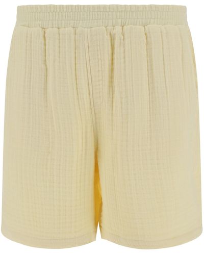 Daily Paper Enzi Seersucker Shorts - Natural