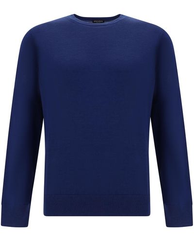 Zegna Knitwear - Blue