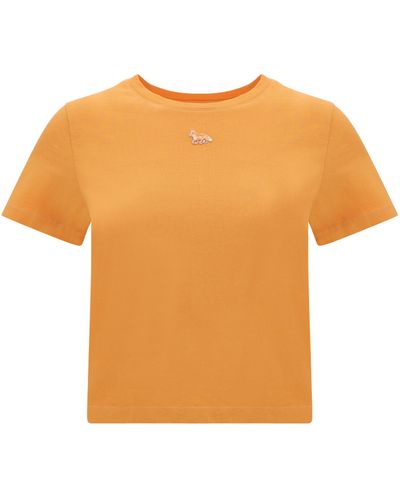 Maison Kitsuné Maison Kitsuné - T-shirt - Orange
