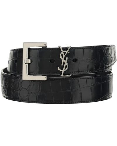 Saint Laurent Belts E Braces - Black