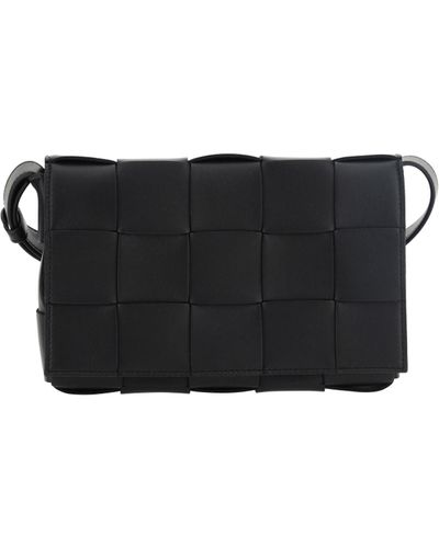 Bottega Veneta Cassette Shoulder Bag - Black