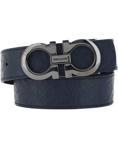 Ferragamo Belts E Braces - Blue