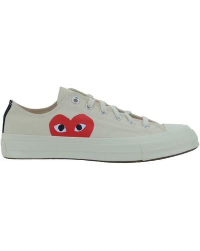 COMME DES GARÇONS PLAY Comme Des Garçons Play - Low Chuck Taylor Trainers - White