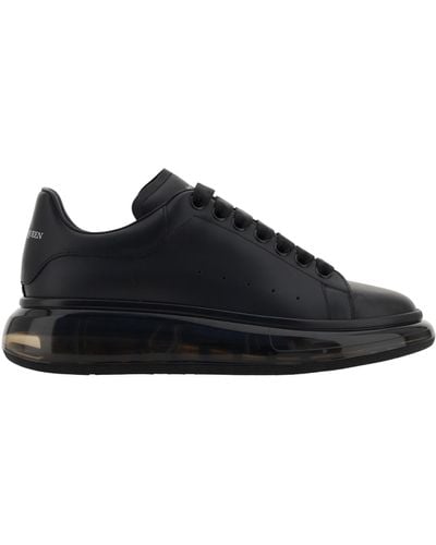 Alexander McQueen Leather Sneaker - Black
