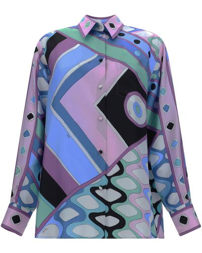 Emilio Pucci Vivara Shirt - Blue