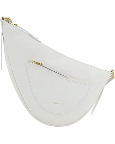 Coccinelle Snuggie Shoulder Bag - White