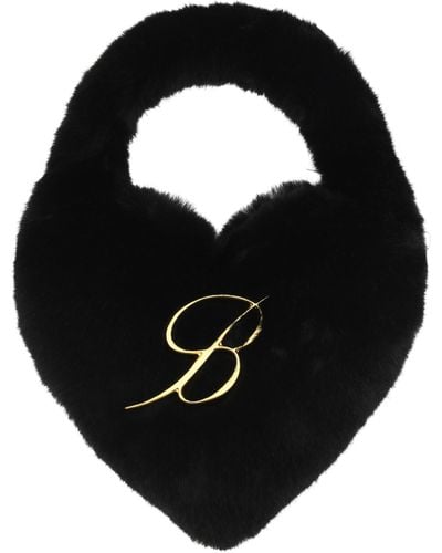 Blumarine Heart Handbag - Black
