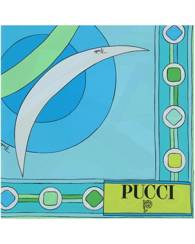 Emilio Pucci Scarves - Blue