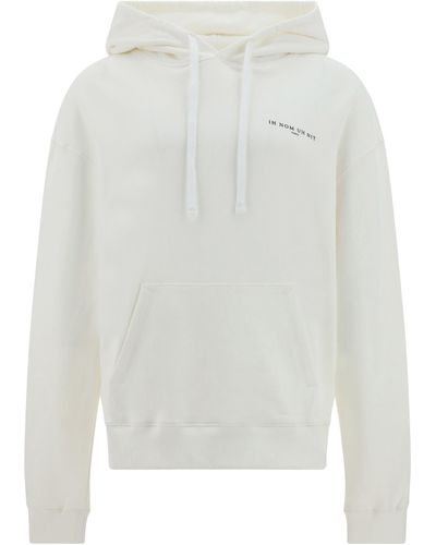 ih nom uh nit Hoodie - White