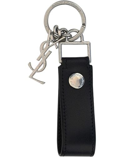 Saint Laurent Key Rings - White