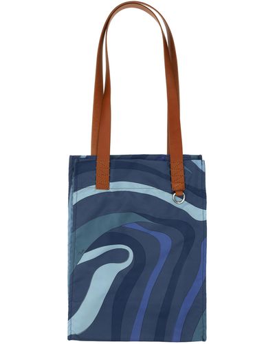 Emilio Pucci Shoulder Bags - Blue